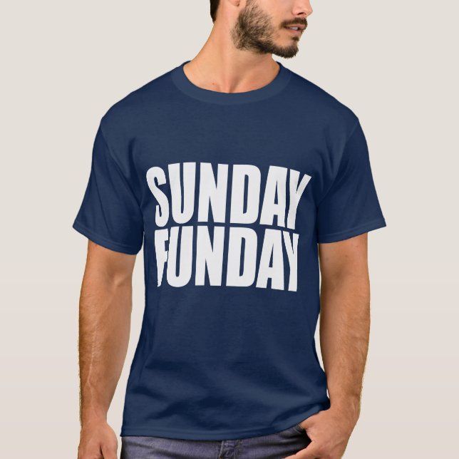 T-shirt da obscuridade de domingo Funday (Frente)