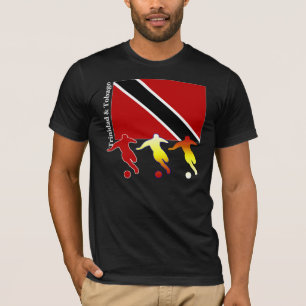 T-shirt da obscuridade de Trinidad do futebol