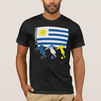 T-shirt da obscuridade de Uruguai do futebol