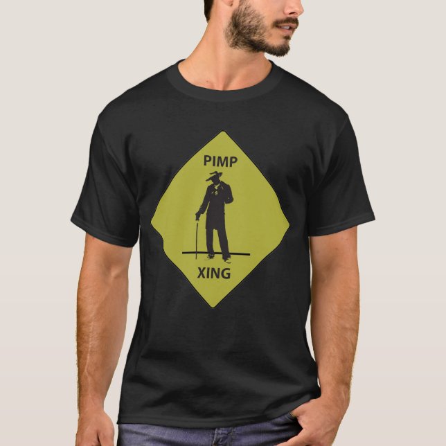 T-shirt da obscuridade de Xing do proxeneta (Frente)
