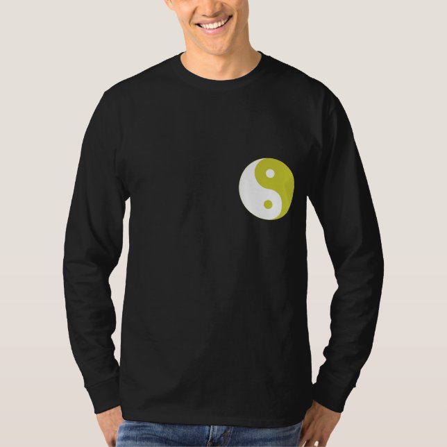 T-shirt da obscuridade de Yin Yang (Frente)