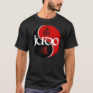 T-shirt da obscuridade de Yin Yang do judo