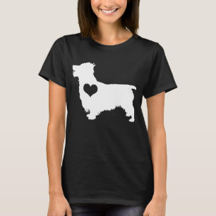T-shirt da obscuridade do coração de Terrier