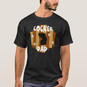 T-shirt da obscuridade do pai do Cocker