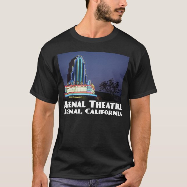 T-shirt da obscuridade do teatro de Avenal (Frente)