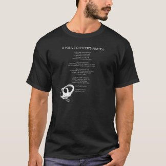 T-shirt da oração dos agentes da polícia
