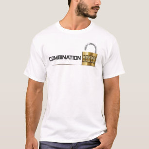 T-shirt da palavra da combinação