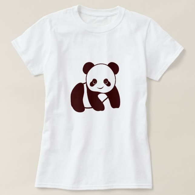 T-shirt da panda (Frente do Design)