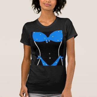 T-shirt da parte superior de biquini