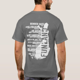 T-shirt da parte traseira da lista 4 de Finlandia