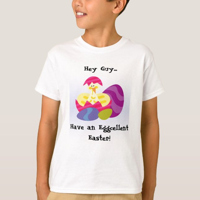 T-shirt da páscoa para meninos (Frente)