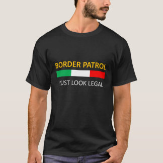 T-shirt da patrulha fronteiriça dos E.U./México