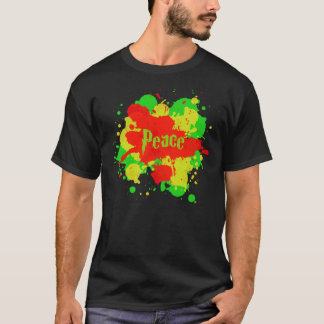T-shirt da paz de Rasta