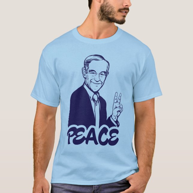 T-shirt da paz de Ron Paul (Frente)