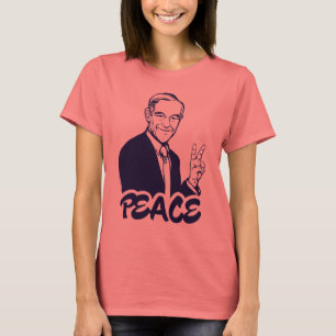 T-shirt da paz de Ron Paul