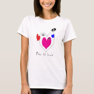 T-shirt da paz do amor