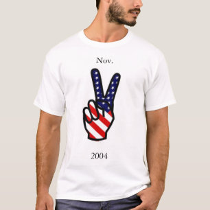 T-shirt da paz do voto