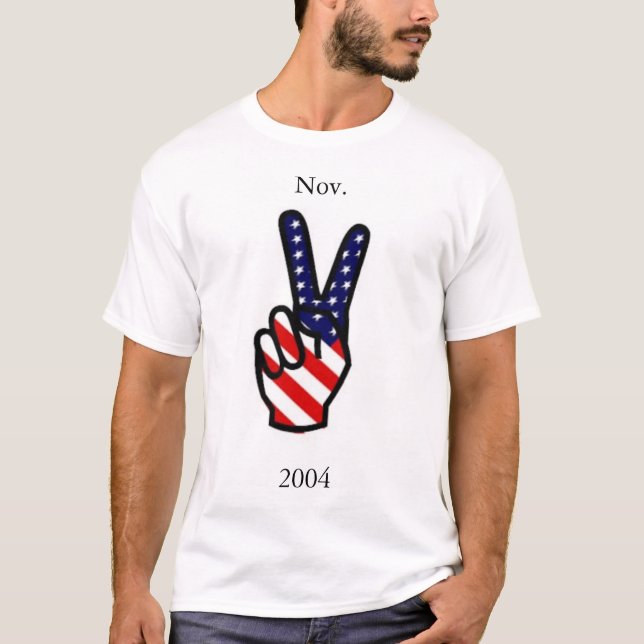 T-shirt da paz do voto (Frente)