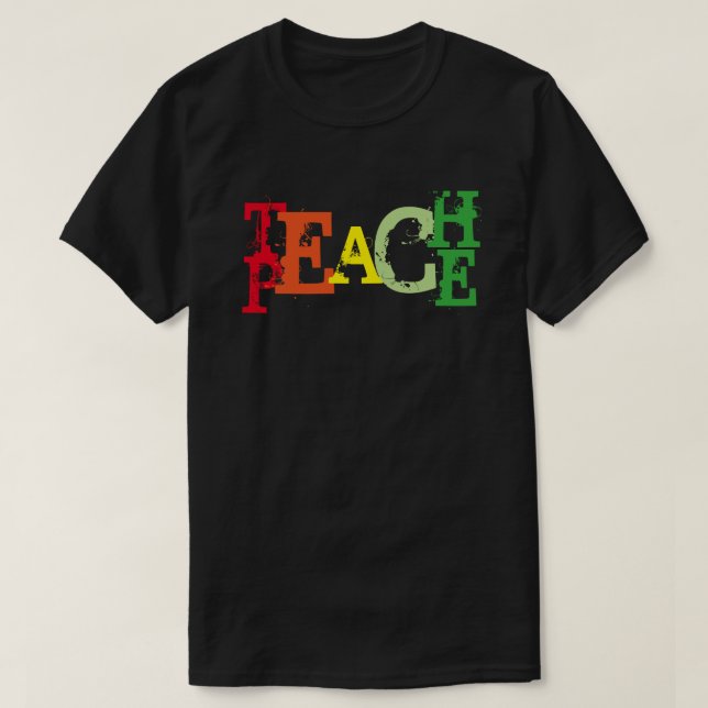 T-Shirt da PEACE TEACH (Frente do Design)