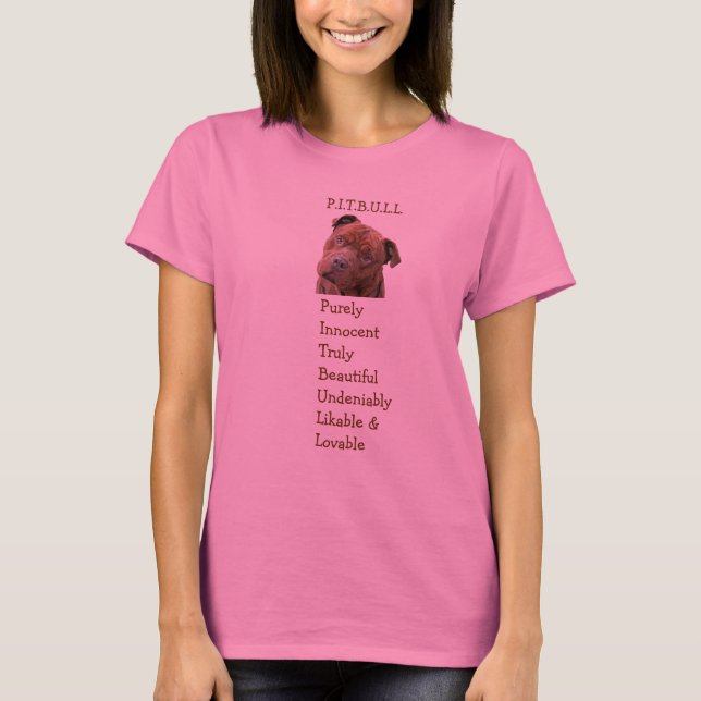 T-shirt da personalidade de Pitbull (Frente)