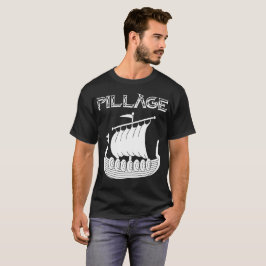 T-shirt da pilhagem de Viking Longship