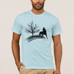 T-shirt da pintura do cavalo