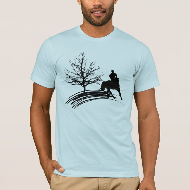 T-shirt da pintura do cavalo (Frente)