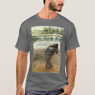 T-SHIRT DA PINTURA DO PEIXE-BOI