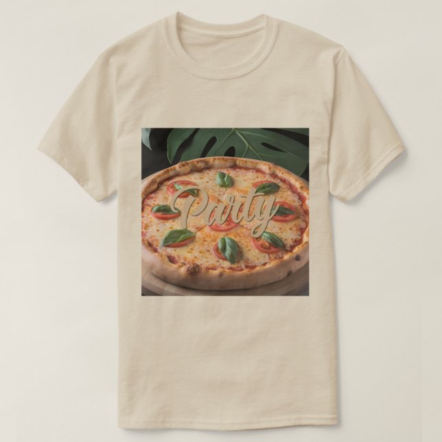 T-Shirt da Pizza Party (Frente do Design)