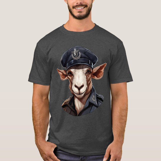 T-Shirt da Polícia de Caprinos (Frente)