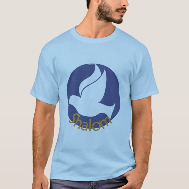 T-shirt da pomba de Shalom (Frente)