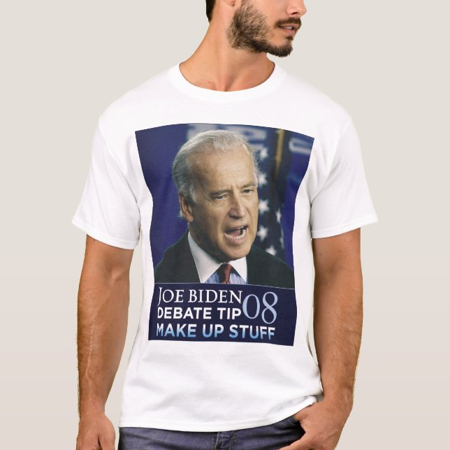 T-shirt da ponta 08 do debate de Joe Biden (Frente)