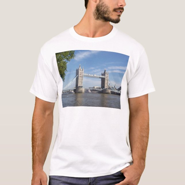 T-shirt da ponte da torre (Frente)