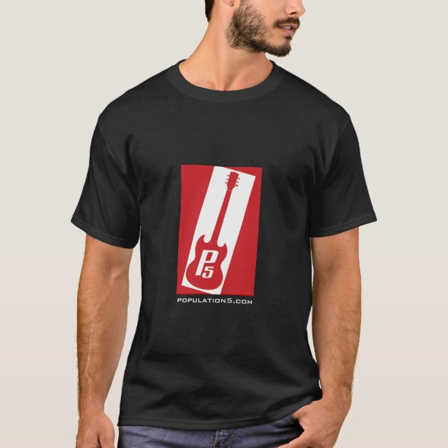 T-shirt da população 5 - personalizado (Frente)