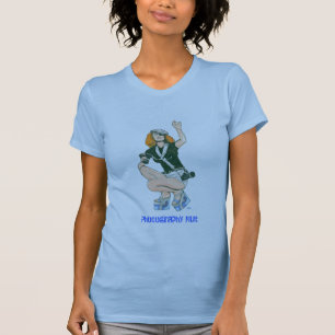 T-shirt da porca da fotografia