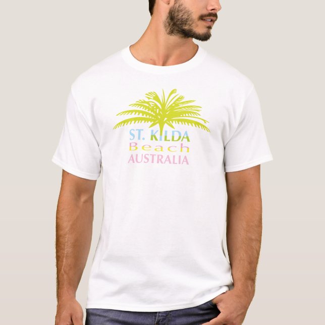 T-shirt da praia de St.Kilda (Frente)