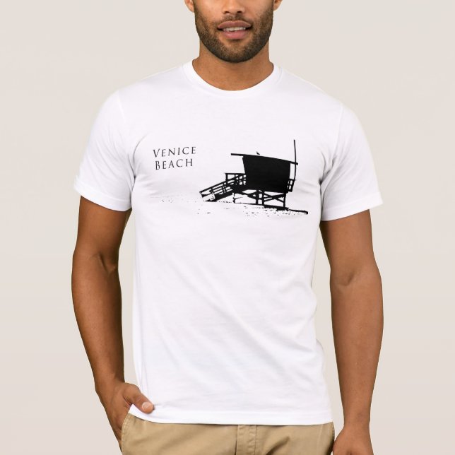 T-shirt da praia de Veneza (Frente)