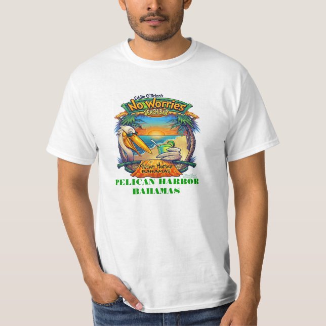 T-SHIRT DA PRAIA - PORTO BAHAMAS DO PELICANO (Frente)
