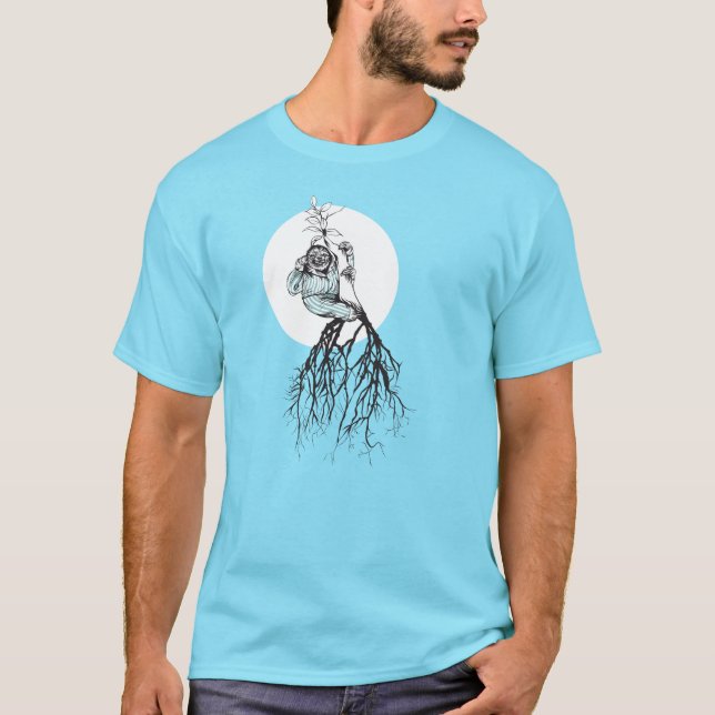 T-shirt da preguiça do pijama (Frente)