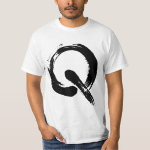 T-shirt da procura Q com código de QR