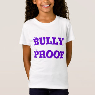 T-shirt da prova da intimidação