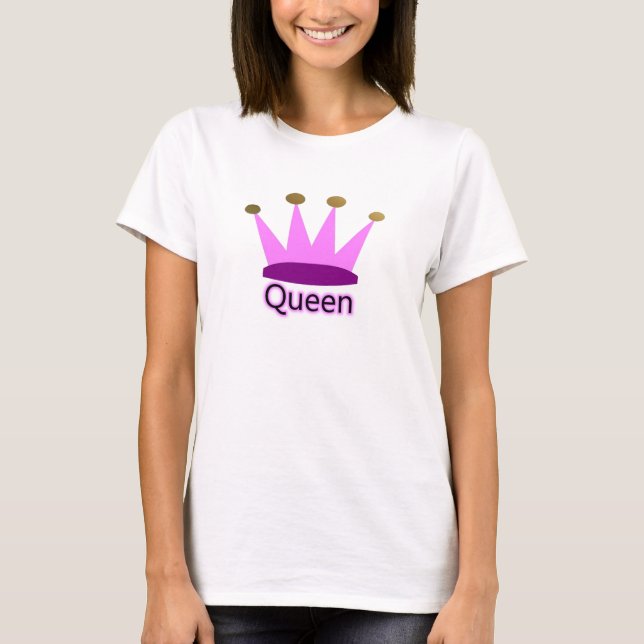 T-shirt da rainha (Frente)