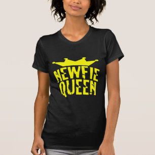T-shirt da rainha de Newfie