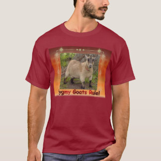 t-shirt da regra das cabras do pigmeu
