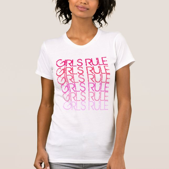 T-SHIRT DA REGRA DAS MENINAS (Frente)