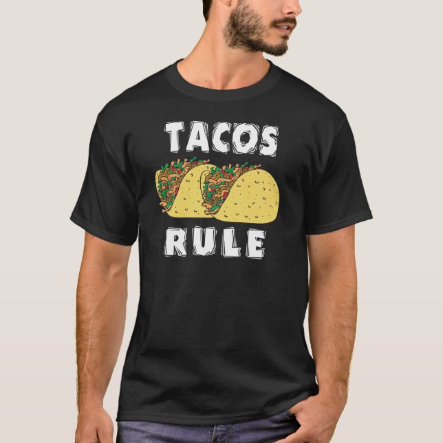 T-shirt da regra do Tacos (Frente)
