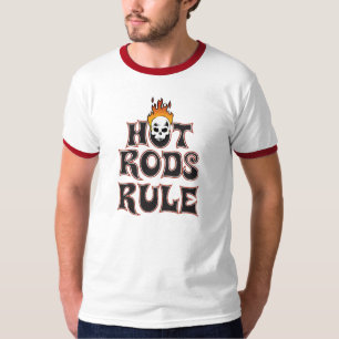 T-shirt da regra dos hot rod