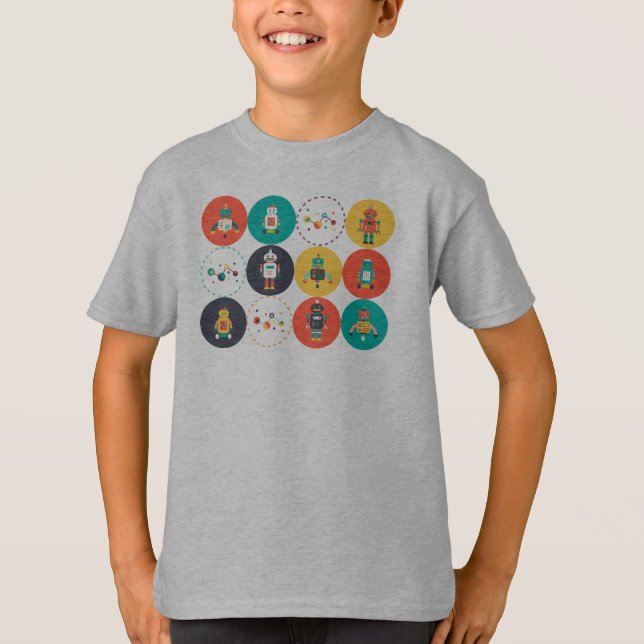 T-shirt da regra dos robôs (Frente)