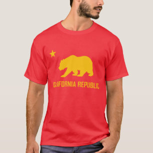 T-shirt da república de Califórnia