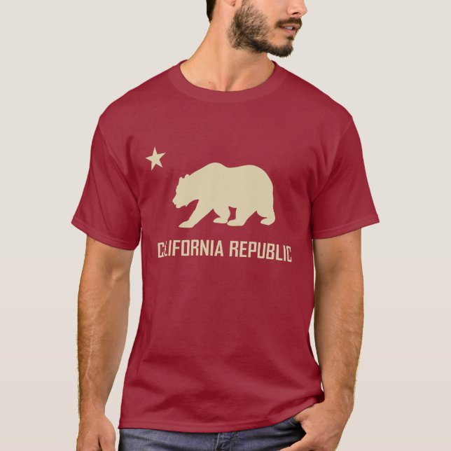 T-shirt da república de Califórnia (Frente)